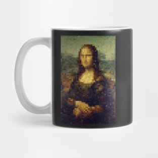 Mona Lisa Pixel Art Mug